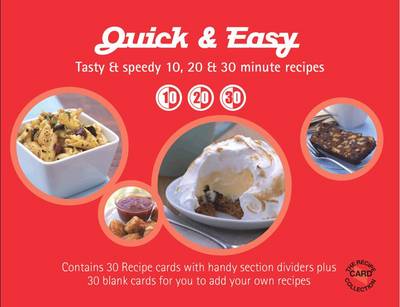 10, 20, 30 Minute Meals: Quick and Easy Recipe Card Tin