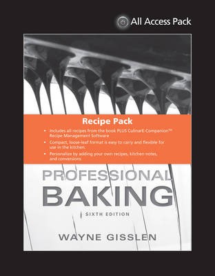 All Access Pack Recipes to Accompany Professional Baking 6th Edition