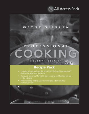 All Access Pack Recipes to Accompany Professional Cooking 7th Edition