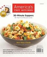 America’s Test Kitchen Special Issue: 30-Minute Suppers (Winter 2010): 96 Tear-Out Recipe Cards
