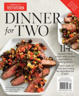 America’s Test Kitchen Special Issue: Dinner for Two (2018): Special Collector’s Edition