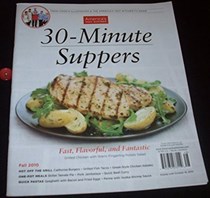 America’s Test Kitchen Special Issue: 30-Minute Suppers (Fall 2010)