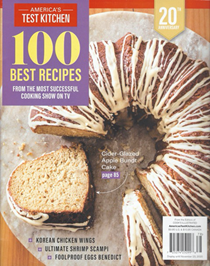 America's Test Kitchen Special Issue: 100 Best Recipes (2020): 20th Anniversary