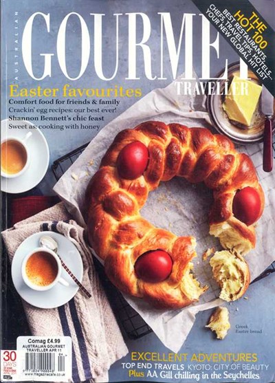 Australian Gourmet Traveller Magazine, April 2011
