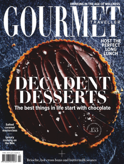 Australian Gourmet Traveller Magazine, April 2019