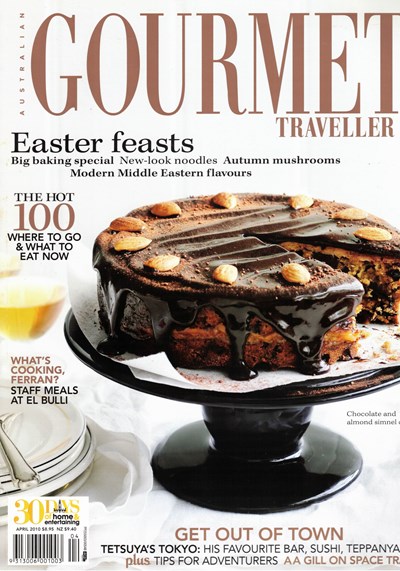 Australian Gourmet Traveller Magazine, April 2010: Easter Feasts