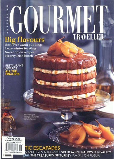 Australian Gourmet Traveller Magazine, August 2010