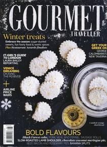 Australian Gourmet Traveller Magazine, August 2013