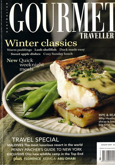 Australian Gourmet Traveller Magazine, August 2007