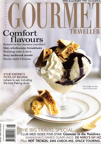 Australian Gourmet Traveller Magazine, August 2008: The Travel Issue