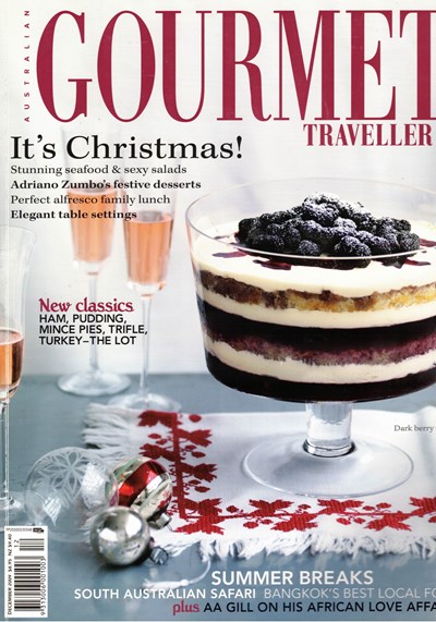 Australian Gourmet Traveller Magazine, December 2009: The Christmas Issue