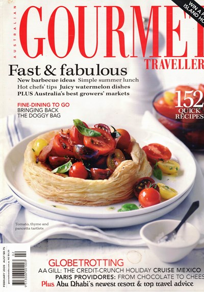 Australian Gourmet Traveller Magazine, February 2009