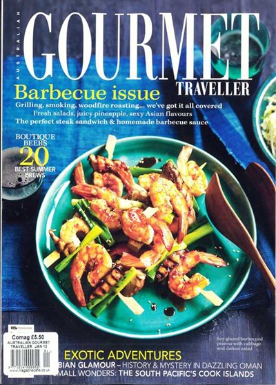 Australian Gourmet Traveller Magazine, January 2012: Barbecue Issue