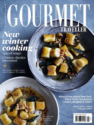 Australian Gourmet Traveller Magazine, July 2017