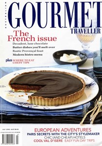 Australian Gourmet Traveller Magazine, July 2008