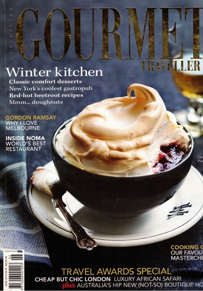 Australian Gourmet Traveller Magazine, June 2010