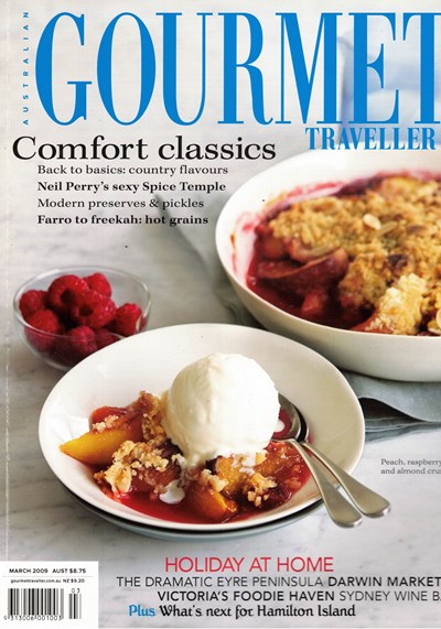 Australian Gourmet Traveller Magazine, March 2009