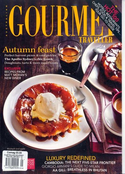 Australian Gourmet Traveller Magazine, May 2012