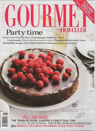 Australian Gourmet Traveller Magazine, November 2011