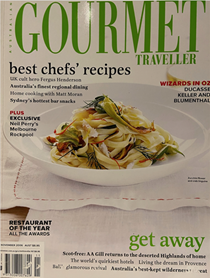 Australian Gourmet Traveller Magazine, November 2006
