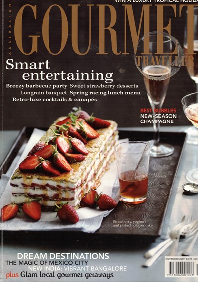 Australian Gourmet Traveller Magazine, November 2009