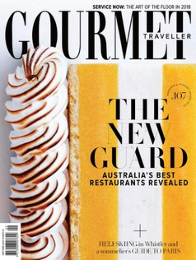 Australian Gourmet Traveller Magazine, September 2018