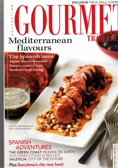 Australian Gourmet Traveller, October 2008: The Spanish Issue