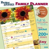 Better Homes and Gardens Family Planner Calendar