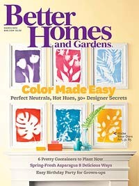 Better Homes and Gardens Magazine, March 2012