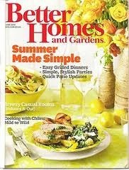 Better Homes and Gardens Magazine, June 2012