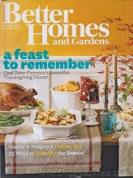 Better Homes and Gardens Magazine, November 2010