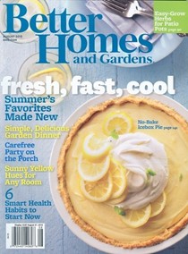 Better Homes and Gardens Magazine, August 2012