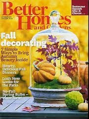 Better Homes and Gardens Magazine, October 2012