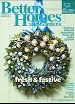 Better Homes and Gardens Magazine, December 2012