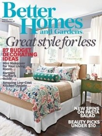 Better Homes and Gardens Magazine, August 2013