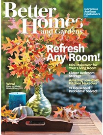 Better Homes and Gardens Magazine, October 2013