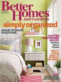 Better Homes and Gardens Magazine, January 2014