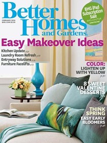 Better Homes and Gardens Magazine, February 2014