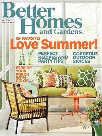 Better Homes and Gardens Magazine, July 2014