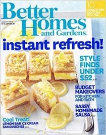 Better Homes and Gardens Magazine, August 2014