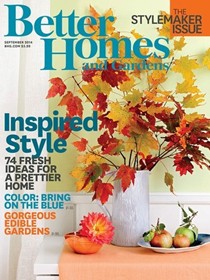 Better Homes and Gardens Magazine, September 2014: The Stylemaker Issue
