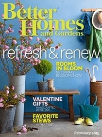 Better Homes and Gardens Magazine, February 2015