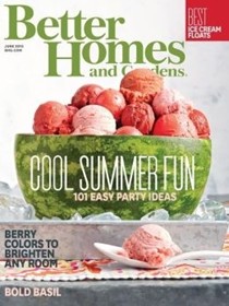 Better Homes and Gardens Magazine, June 2015