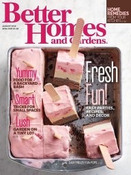 Better Homes and Gardens Magazine, August 2015