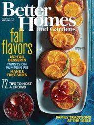 Better Homes and Gardens Magazine, November 2015