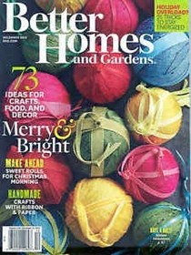 Better Homes and Gardens Magazine, December 2015