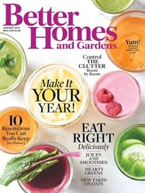 Better Homes and Gardens Magazine, January 2016