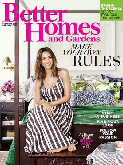Better Homes and Gardens Magazine, February 2016
