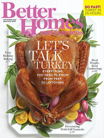 Better Homes and Gardens Magazine, November 2016