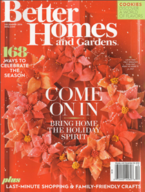 Better Homes and Gardens Magazine, December 2016